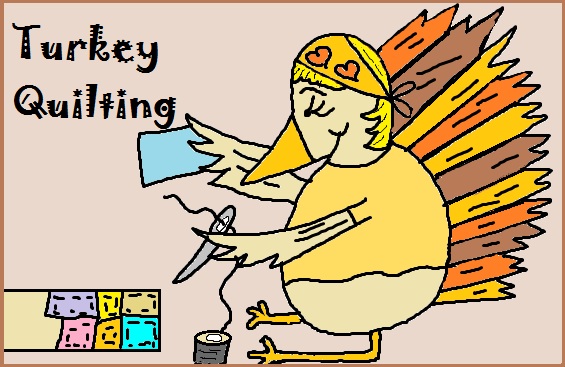Turkey Quilting Template